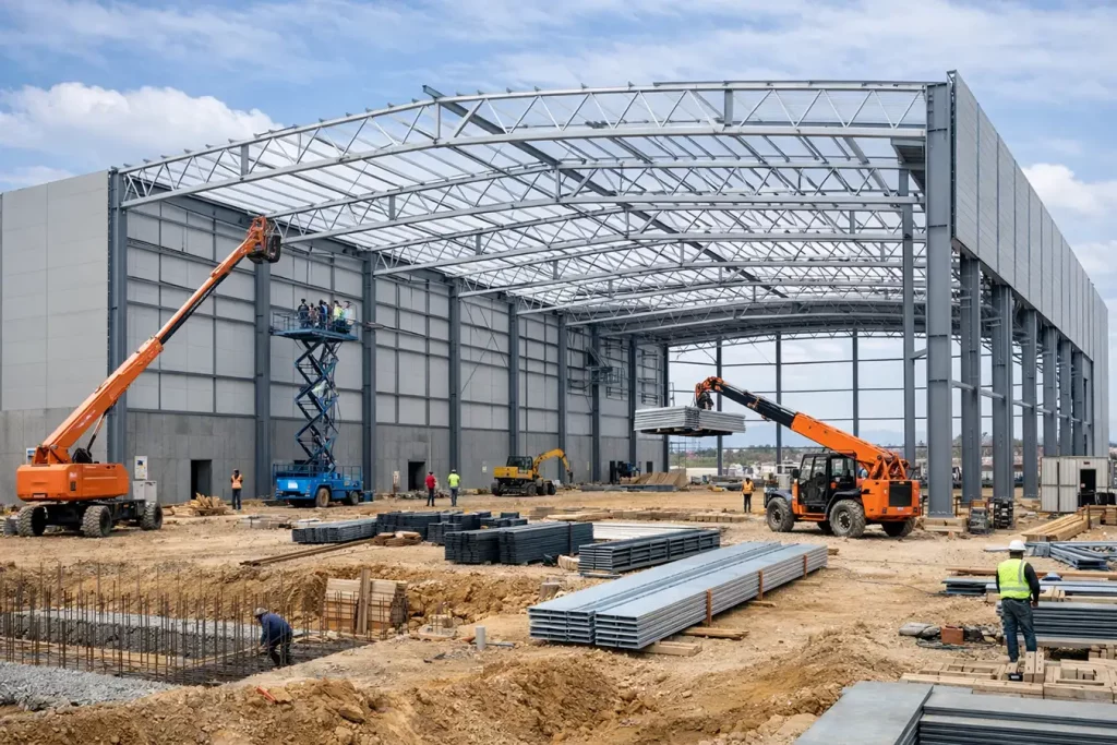 Construcción Naves Industriales Rubi (Barcelona)