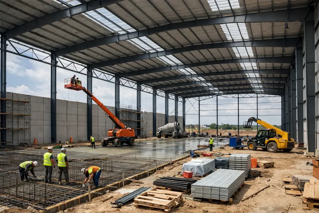 Construcción Naves Industriales Rubi (Barcelona)